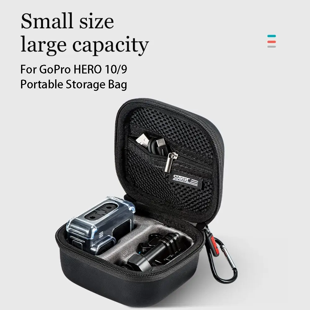 

Anti-Drop Remote Control Bag Portable Hand Bag Hard Carrying Case Storage Bag For GoPro HERO 10/9 For GoPro HERO 10/9