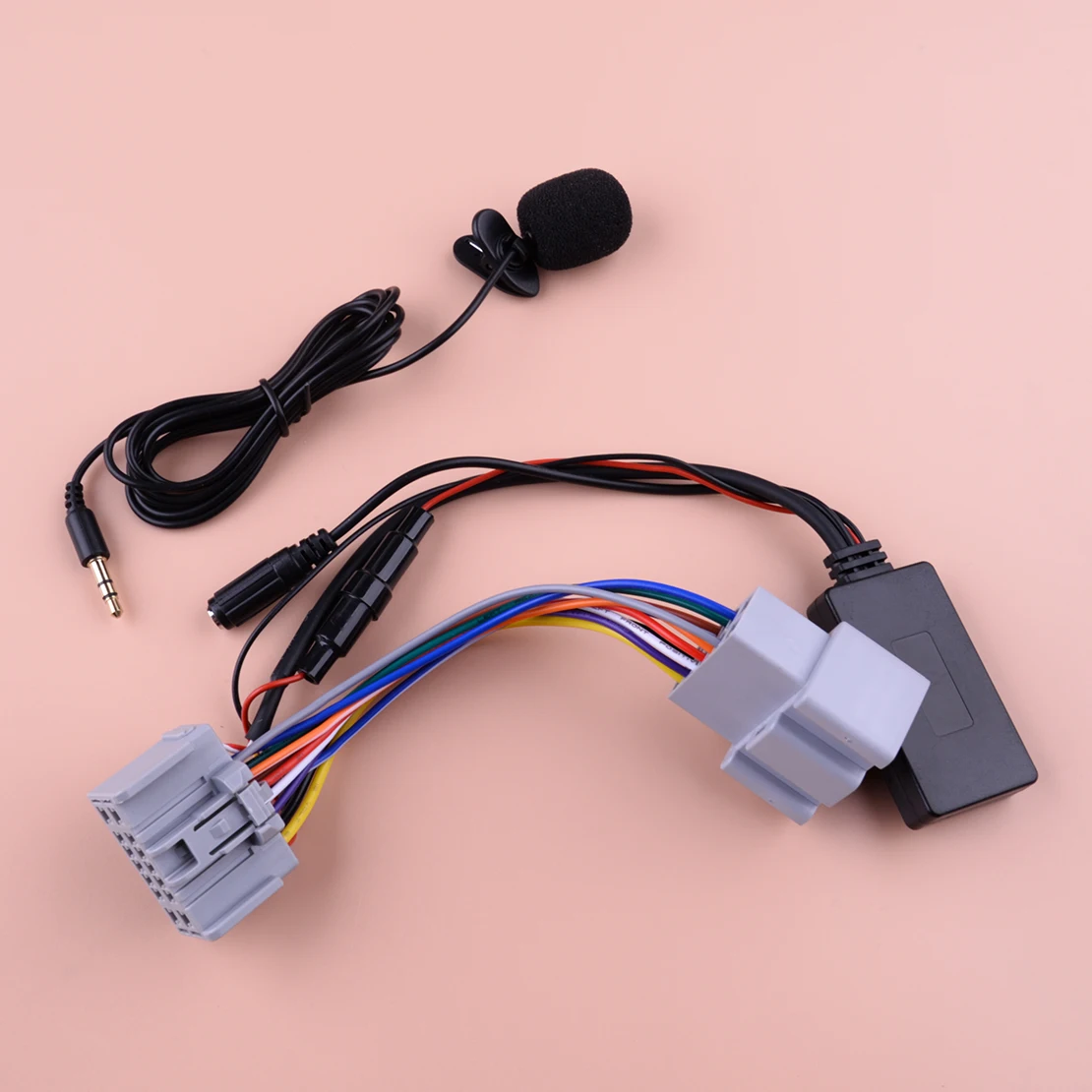 DWCX Bluetooth адаптер AUX аудио кабель и микрофон подходит для Volvo C30 C70 S40 S60 S80 V50 V70 XC70 XC90