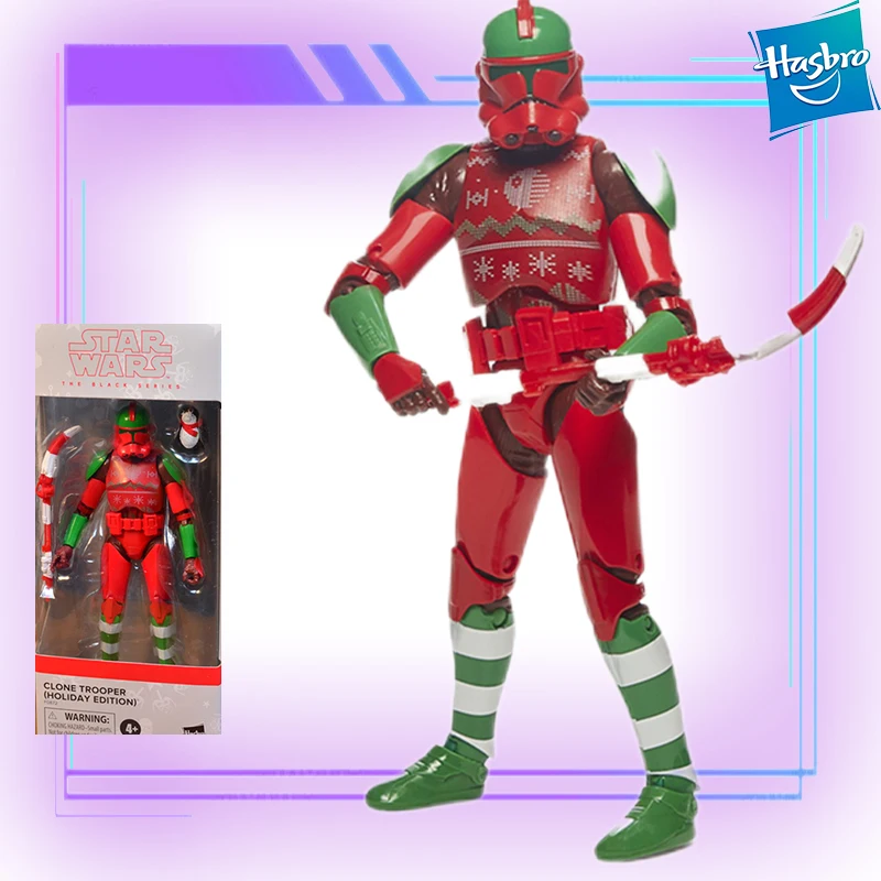 

Hasbro Christmas Limited Edition Star Wars Stormtrooper Scout Troopers Model Anime Hero Robot Doll Children's Toys Holiday Gift