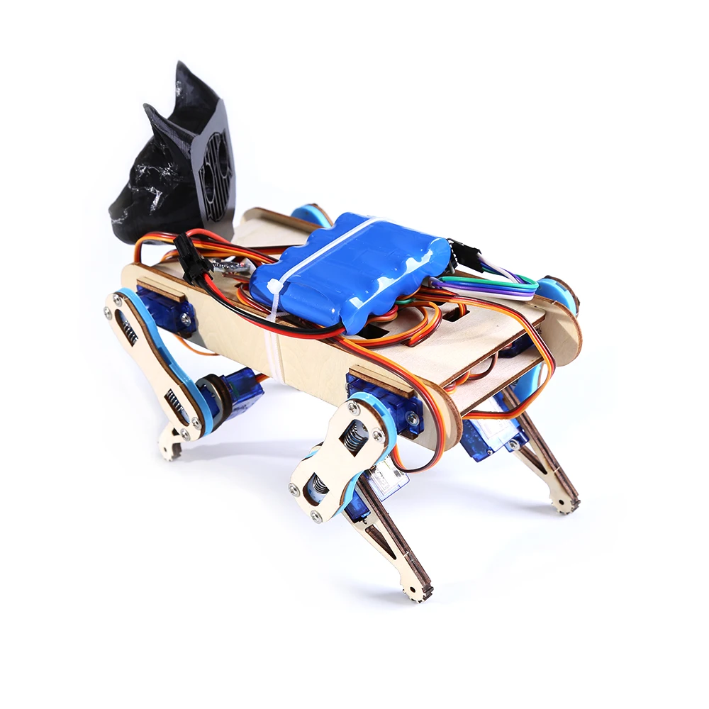 8-DOF Bionic Quadruped ROS Robot Arduino Nano DIY kit Smartphone control Maker open source hardware project programming platform |