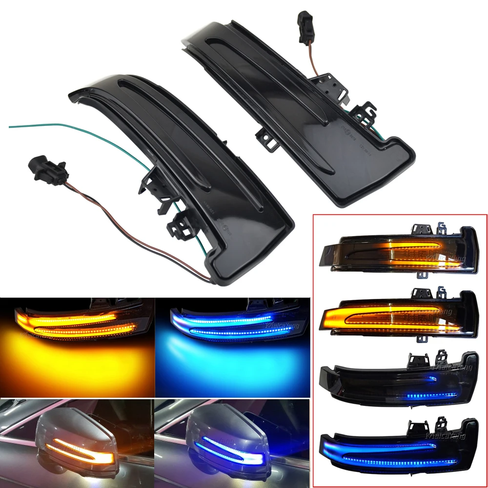 

Dynamic Turn Signal LED Light Side Mirror Indicator For Mercedes Benz W204 CLA A B C E S GLA GLK CLS Class W176 Car Accessories