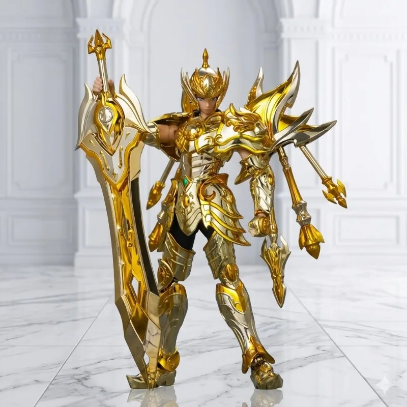 Фото В наличии: Фигурка Toypoint/TP Saint Seiya Metal Armor Myth Cloth EXM Libra Docko/Dohko SOG Totem/Object Gold Knights of the Zodiac №4