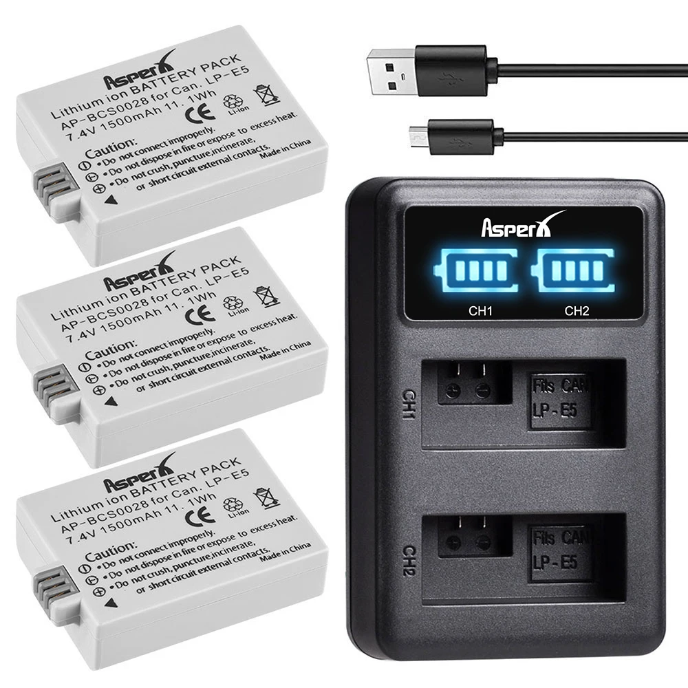 Аккумулятор для Фотоаппарата Canon EOS 450D 500D 1000D Kiss X3 Kiss F Rebel Xsi, 1500 мАч Аккумулятор для Фотоаппарата Canon EOS 450D 500D 1000D Kiss X3 Kiss F Rebel Xsi, 1500 мАч