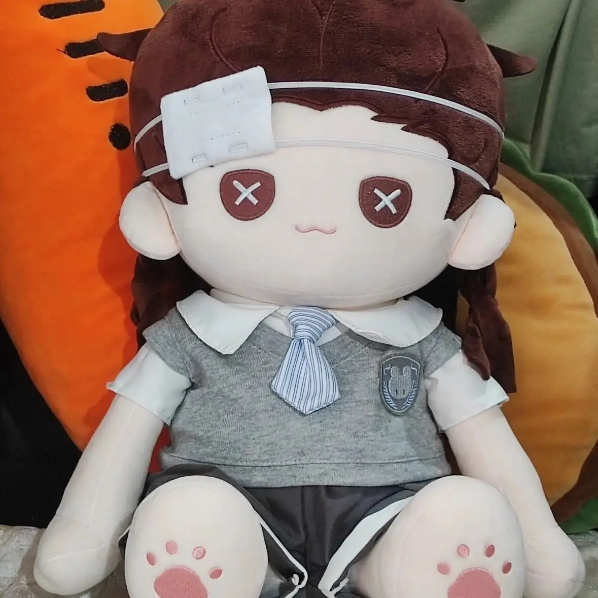 Мягкая Плюшевая набивная кукла-кукла аниме Luchino Diruse персонаж профессора V наряд