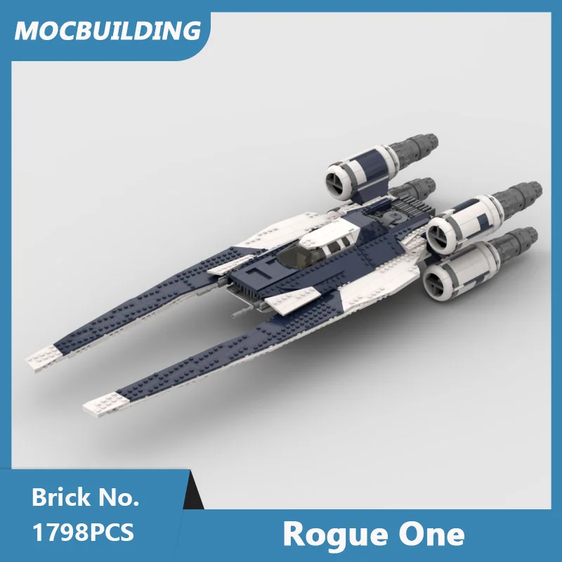 

MOC Building Blocks Rogue One Mini Scale U Wing Model DIY Assembled Bricks Space Wars Movie Series Creative Children Toys Gifts