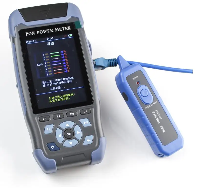 Resource CheckerPON Terminal Status TesterOptical Cat Online Detection Optical Splitter Port Withbetwork Cable Hunt Function