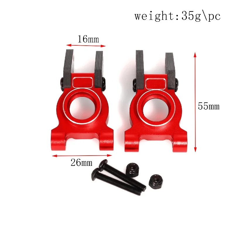 ARAC5048 сиденье заднего моста из алюминиевого сплава для ARRMA1:10 2WD Gorgon Monster Truck детали
