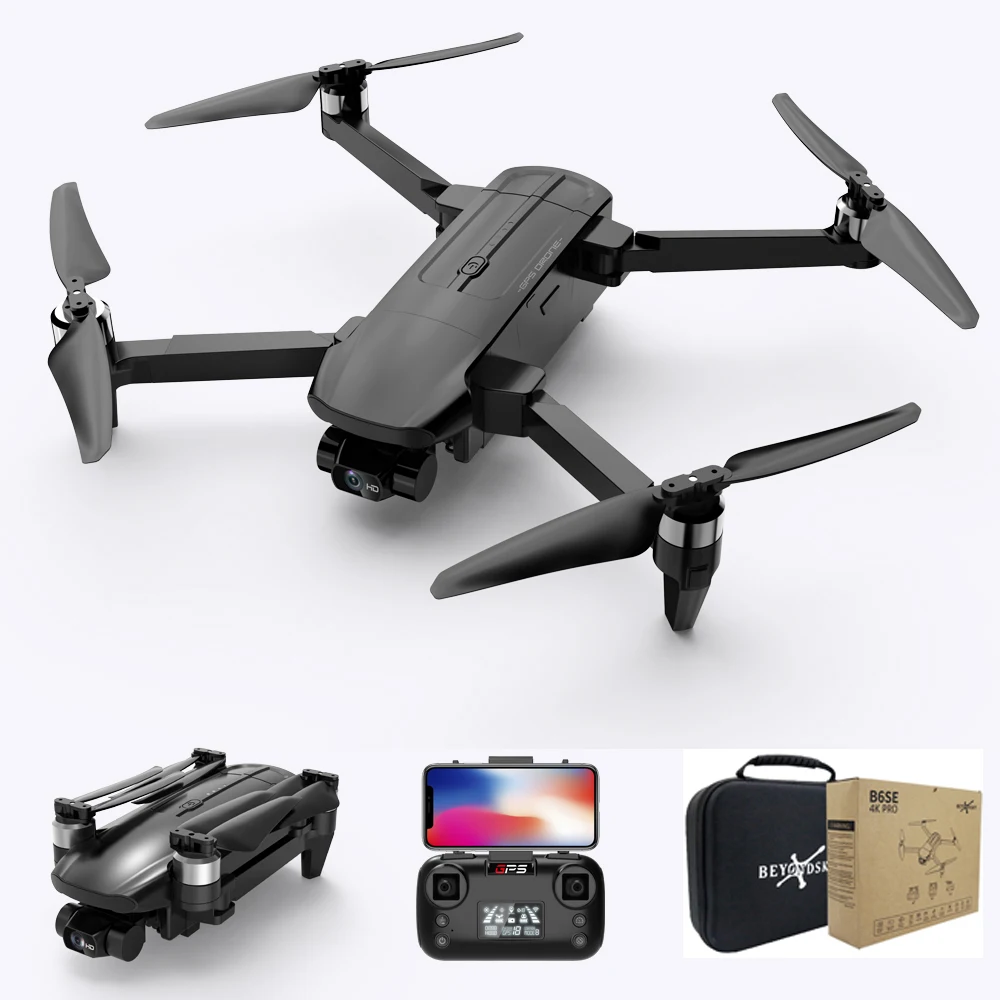 

B6SE 4K PRO GPS Drone HD Camera 3-Axis Brushless Quadcopter FPV 5G Wifi 1.5km 25min Flight RC Helicopter Camera Drone