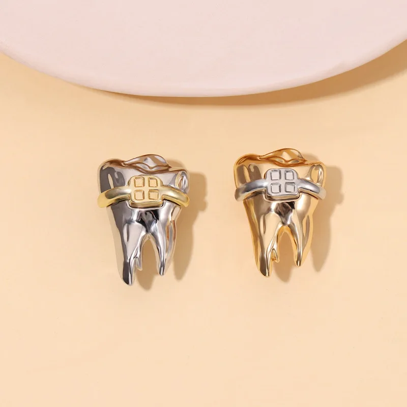 

Медицинская защита зубов и стоматологических медсестер, эмалированная Шпилька, значки для лацканов, ювелирные изделия, подарок, забавный, милый, модный, детский