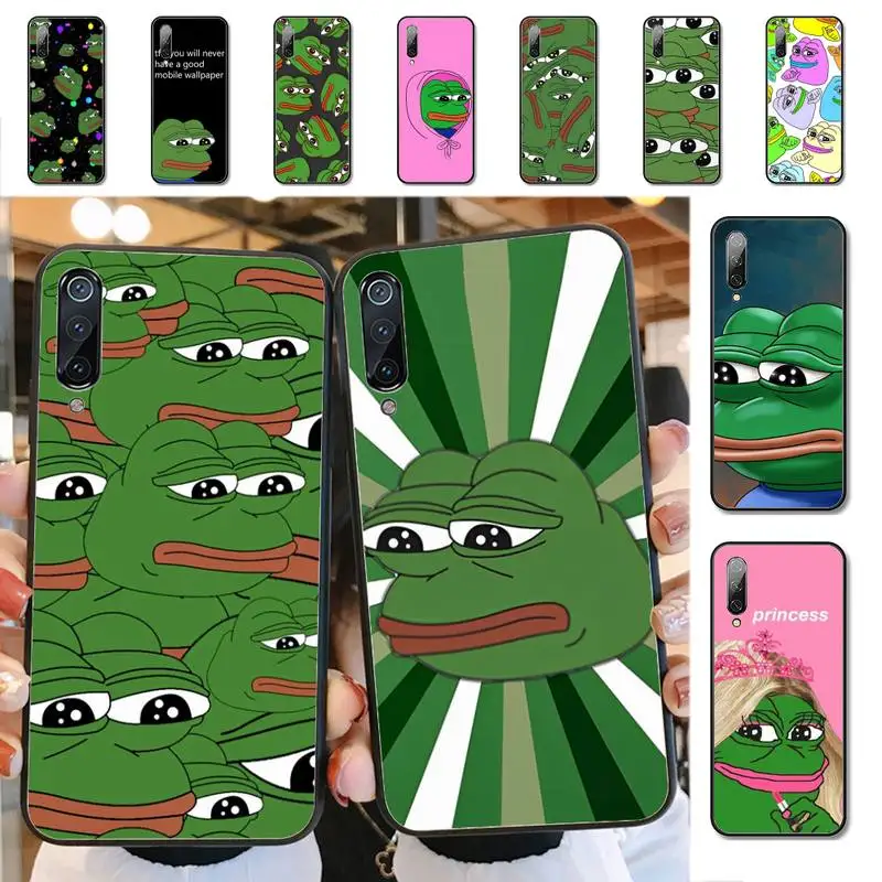 

Funny Sad Frog meme Phone Case for Xiaomi mi 5 6 8 9 10 lite pro SE Mix 2s 3 F1 Max2 3 funda