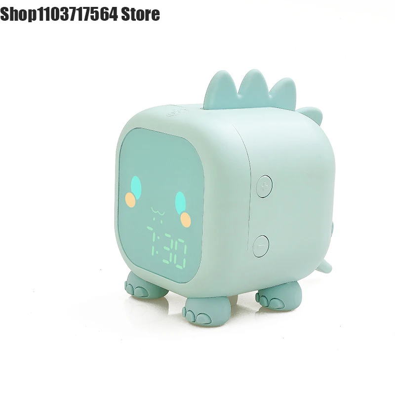 Новый Забавный будильник с динозавром Детские умные электронные часы