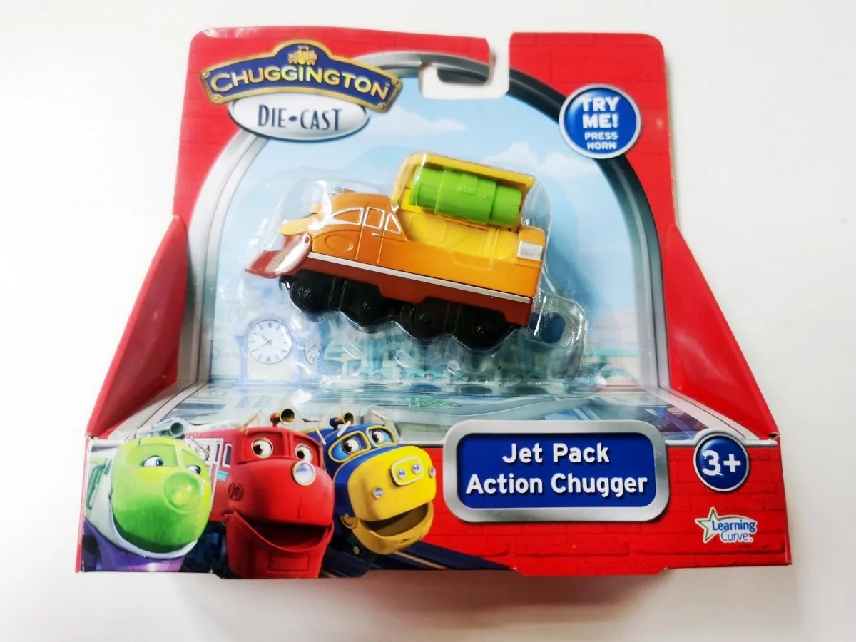 

Takara Tomy Chuggington Trains Jet Pack Action Chugger LC54049 Metal Diecast Toy Car New in Box