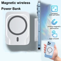 magnetic power bank 15w wireless charging stand for iphone 12 13 pro max 22w fast charges mobile phone external battery bracket