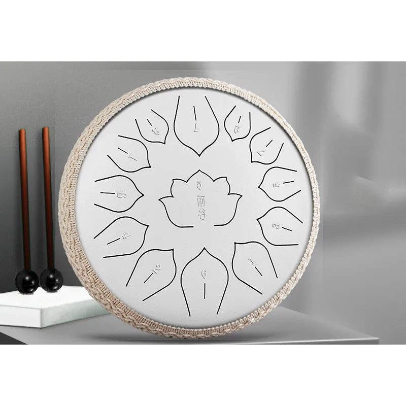 Языковой барабан для начинающих 12 дюймов 13-тоновый детей и взрослых музыкальный