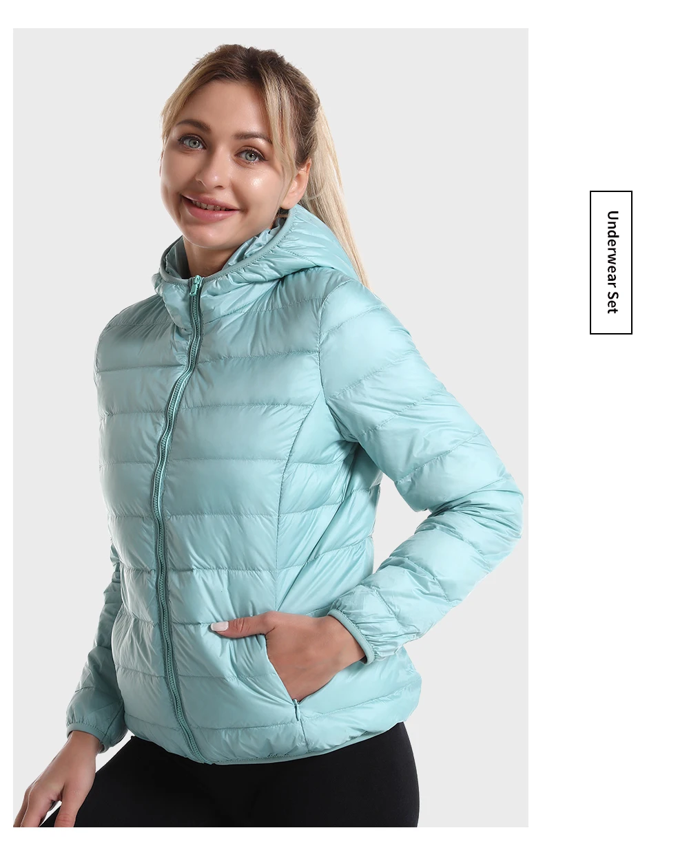 oversize Women's down jacket |