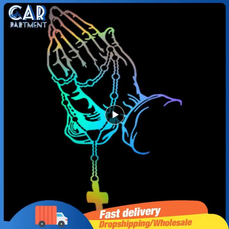 

Жемчужная молитва декоративная наклейка водостойкая стильная Автомобильная наклейка зеленая защита окружающей среды оконное стекло мотоциклетная наклейка