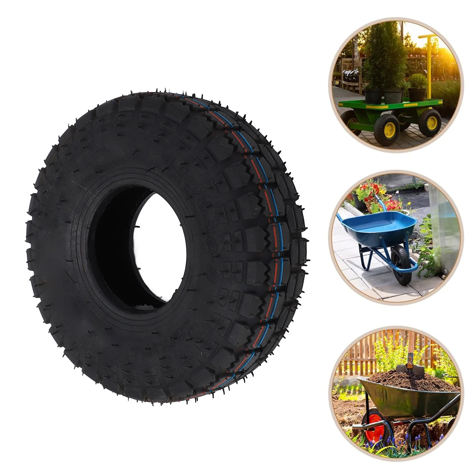 Сменная шина 10 дюймов 4 10/3 50-4 надувной инструмент автомобильная тележка