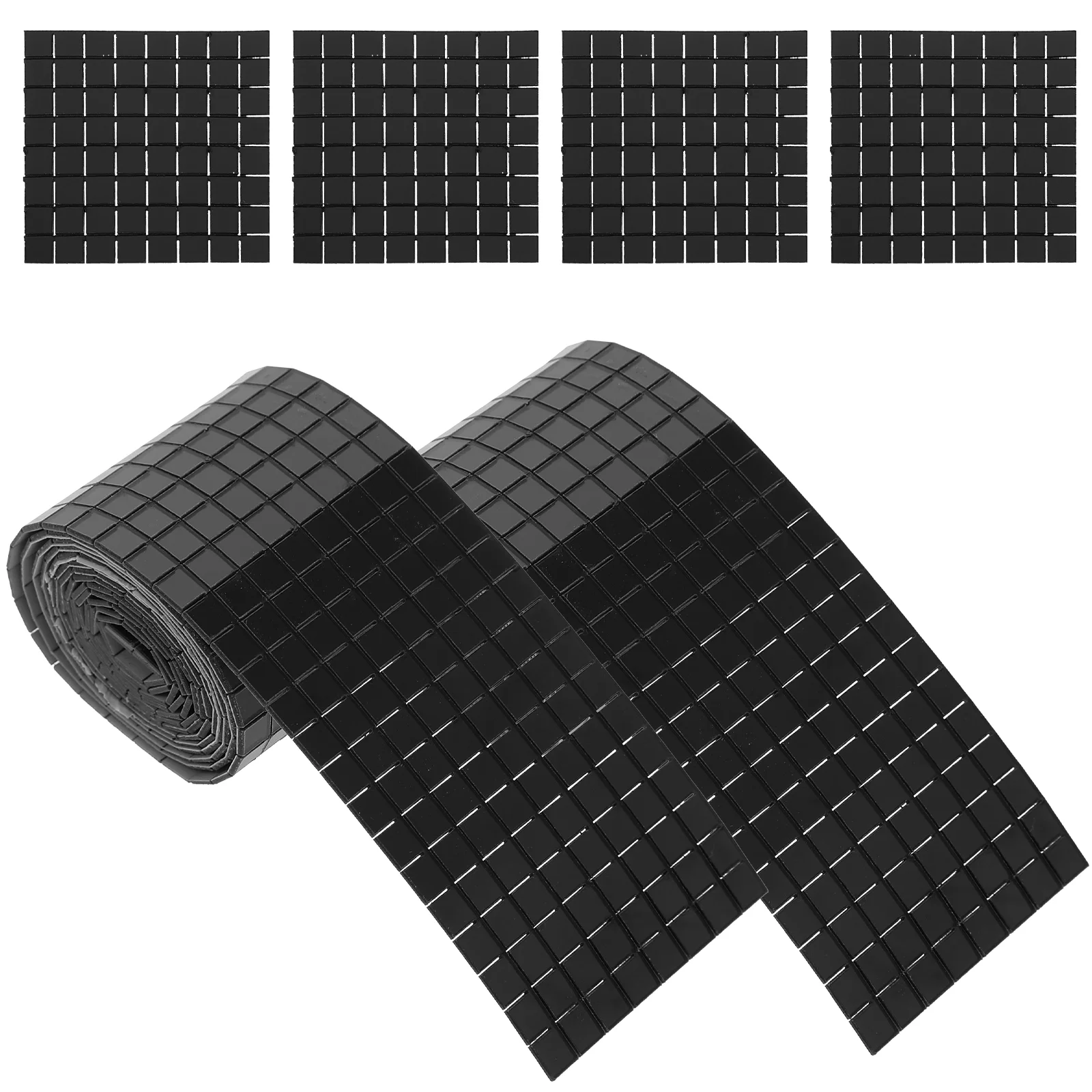 

6 Rolls Self Adhesive Mosaic Tiles Glass Mirror Mosaic Tiles DIY Mosaic Decals