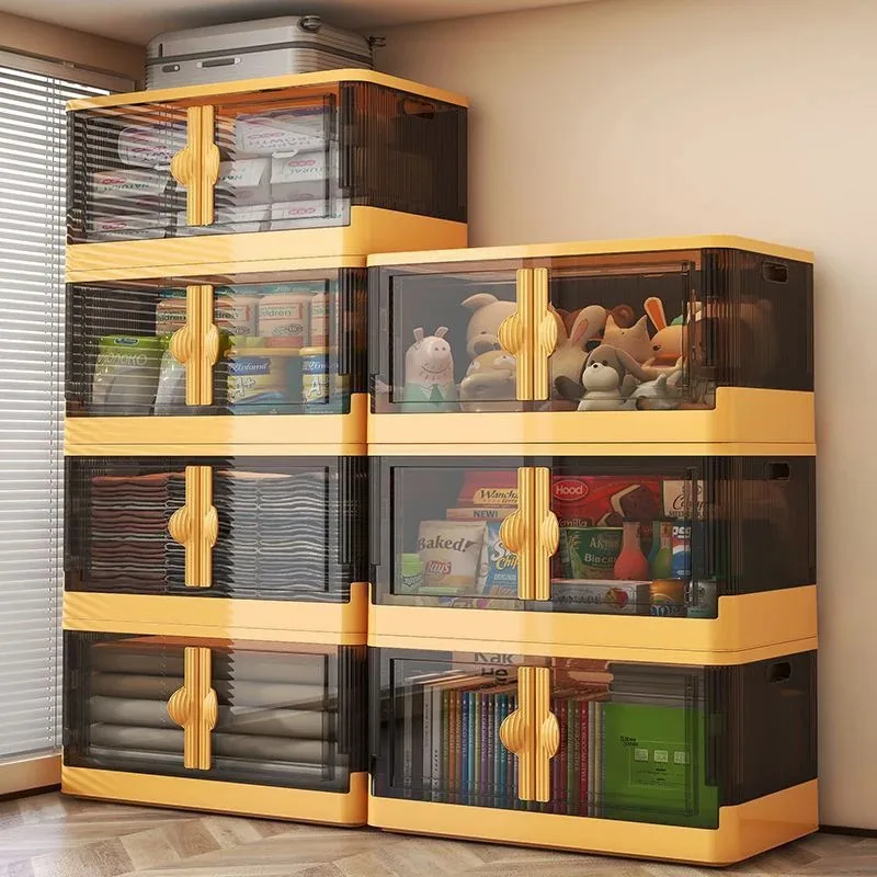 

Large Capacity Foldable Storage Cosmetics Desktop Storages Boxs Dust-proof Skin Care Products Storage Rack Household Snack