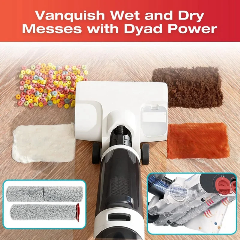 Ролик с щеткой и фильтр для пылесоса Roborock Dyad Pro влажное сухое искусство