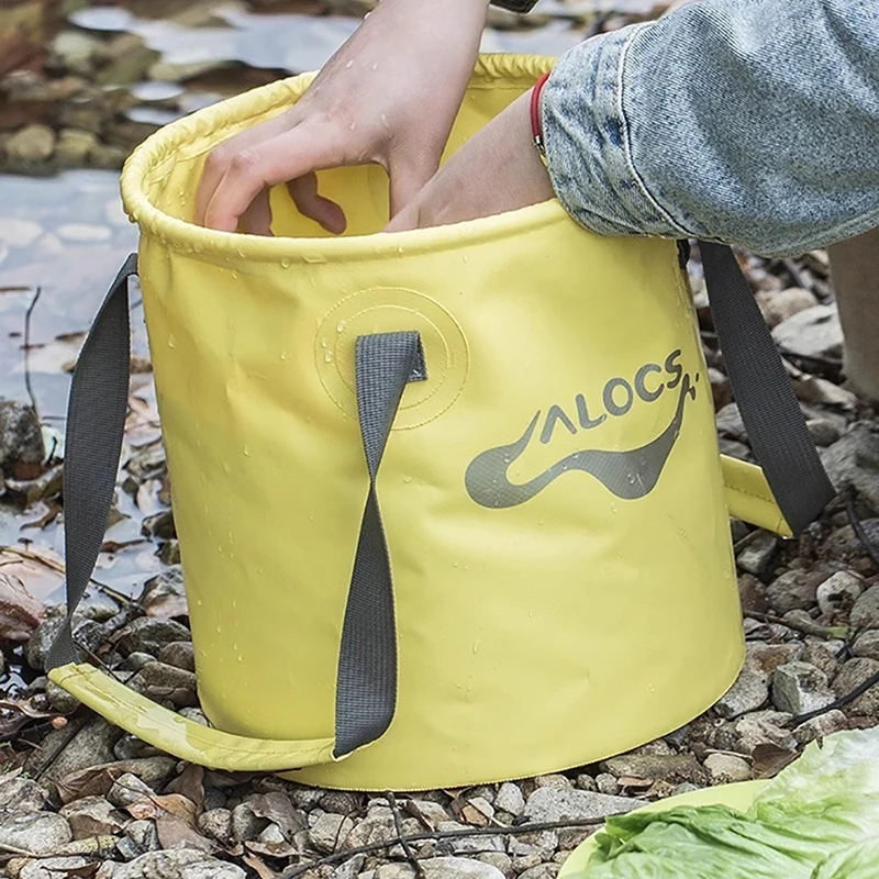 Портативное уличное ведро ALOCS 11L для хранения воды складное рыбалки органическое
