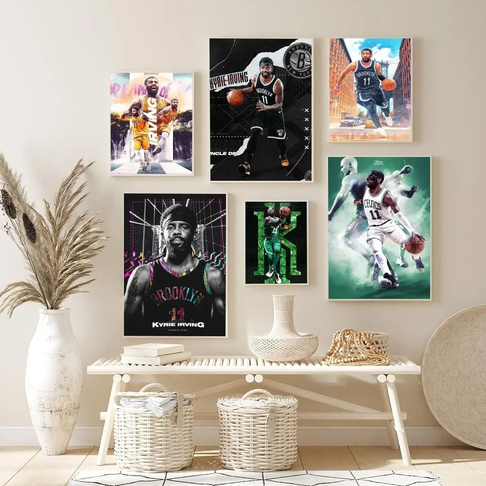 Современный стиль баскетболиста K-Kyrie-I-Irving плакат наклейка для дома гостиная