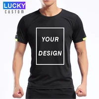 multicolor quick drying short sleeved sports t shirt fitness shirt running t shirt mens breathable sportswear customized logo