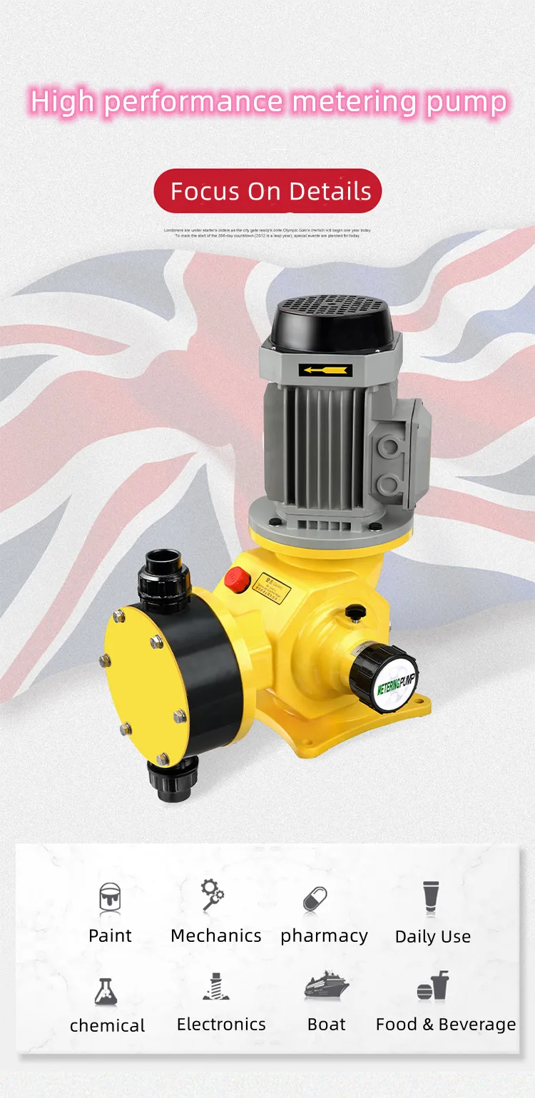 Горячая Распродажа мембранный механический насос расход 2000 л/ч для измерения