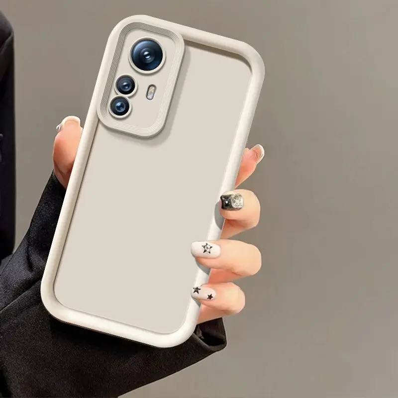 Чехол для Xiaomi 12 чехол 12X 12S телефона защитный камеры защита от падения мягкий