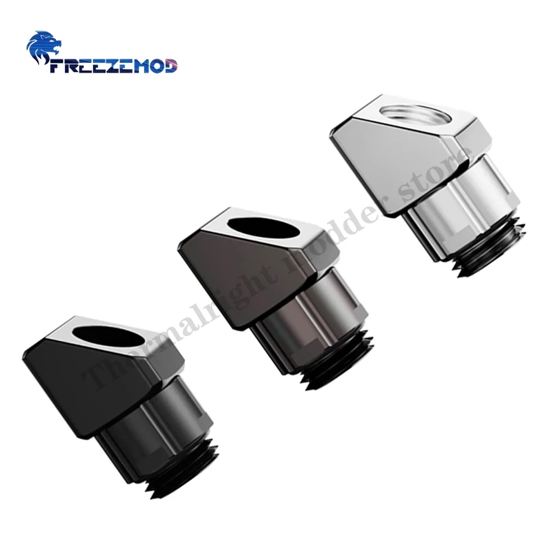 FREEZEMOD фитинг для водяного охлаждения под углом 45 ° универсальный с поворотом на 360