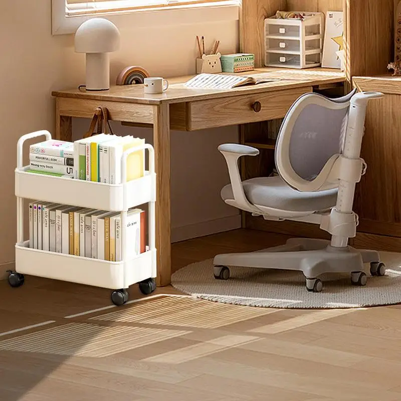 Подвижный стол книжная полка стеллаж для хранения книг органайзер журналов