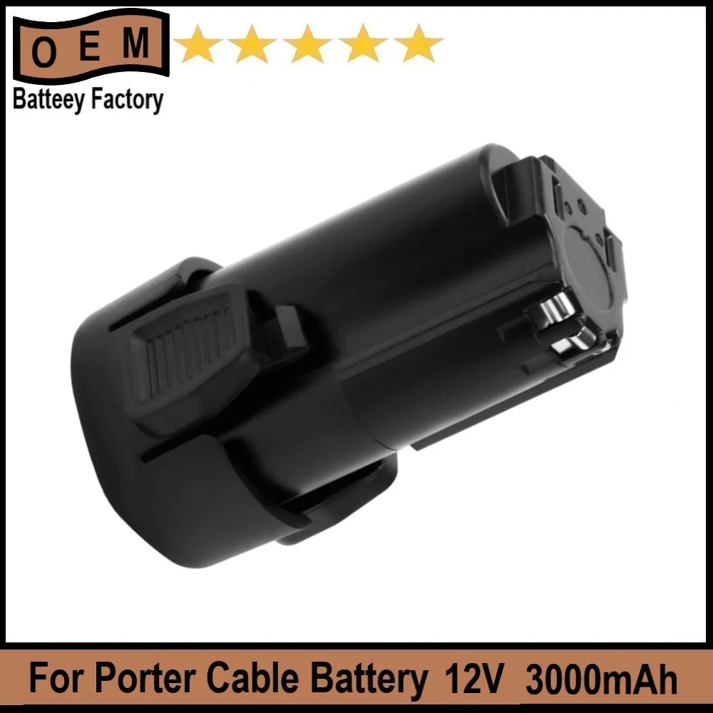 12V Battery Compatible with Porter Cable 3Ah Lithium Ion PCL