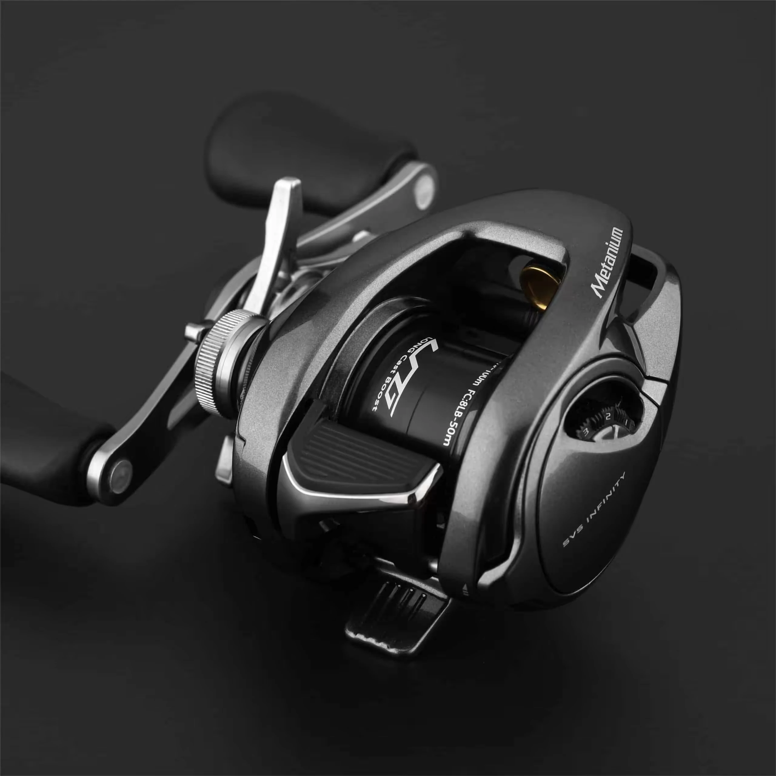 Катушка GOMEXUS MT120 из сверхпрочного дюралюминия для 2022 Metanium 8 LB 50м, 1 PE 100м, 0.8 PE 120м (art.: 3920dc5dddf94) - 3920dc5dddf94