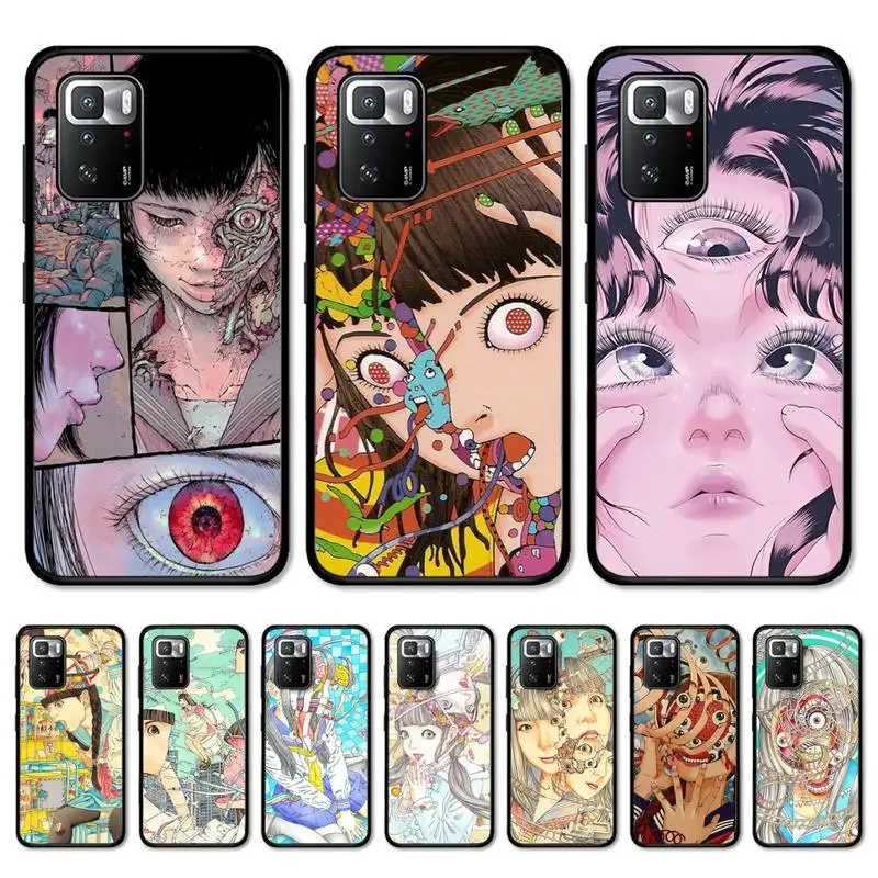 

shintaro kago Horror cartoons Phone Case for Redmi Note 8 7 9 4 6 pro max T X 5A 3 10 lite pro