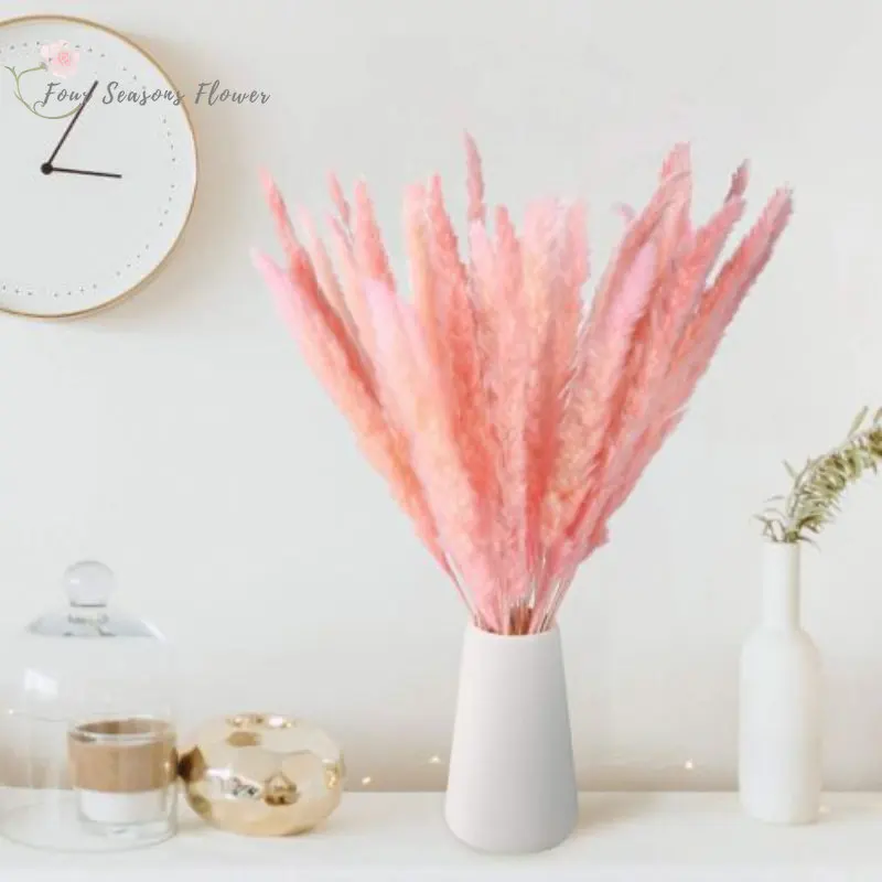 

30PCS Pampas Grass Natural Dried Flowers Preserved Reed Wedding Party Ornament Phragmites Boho Home Decor Artificial Flowers