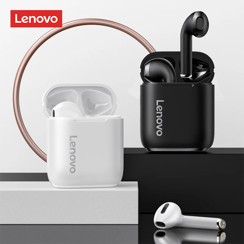 

TWS-наушники Lenovo LP2 с поддержкой bluetooth 5,0 и зарядным футляром
