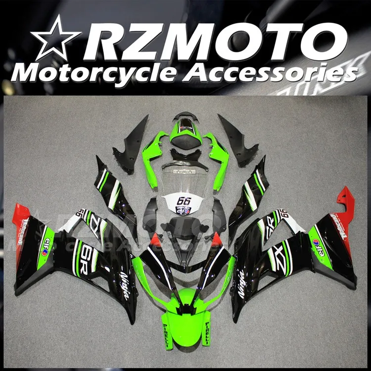 

Новый комплект обтекателей из АБС-пластика подходит для Kawasaki Ninja ZX6R 2013 2014 2015 2016 2017 13 14 15 16 17 18 комплект кузова красный зеленый