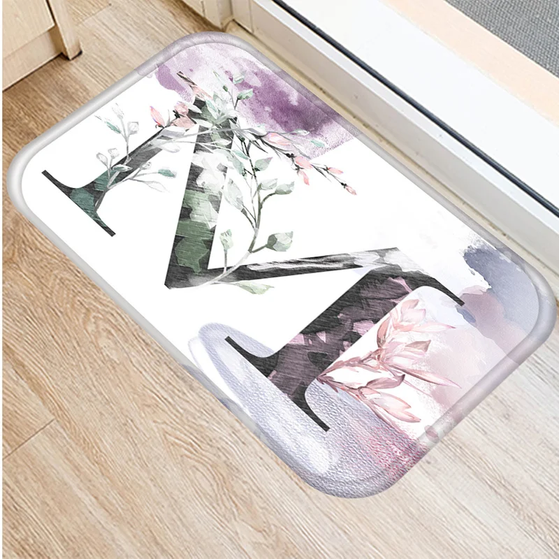 

Модный дизайнерский коврик с монограммой сакуры для кухни и дома для спальни, эстетические аксессуары для мебели, напольный коврик