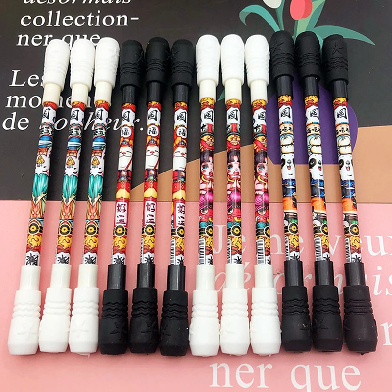 

1Pc Funny Spinning Gaming Pen Student Kid Writing Toy Anime Ballpoint Stationery