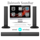 20 Вт Беспроводная колонка звуковая колонка Bluetooth Мощный 3D Музыкальный звуковой бар Домашний кинотеатр Aux 3,5 мм rca TF карта для ТВ ПК BS36