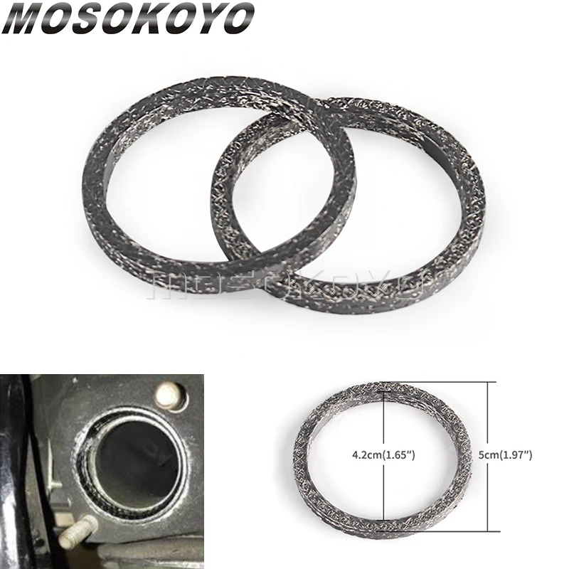 

For Harley Touring Sportster Softail Dyna 1984-2021 17048-98 65324-83B Big Twin Exhaust Port Gaskets Kits Motorcycle Accessories