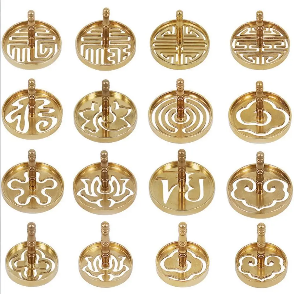 Incense Accessories Copper Metal Lotus Cloud Hollow Out Prin