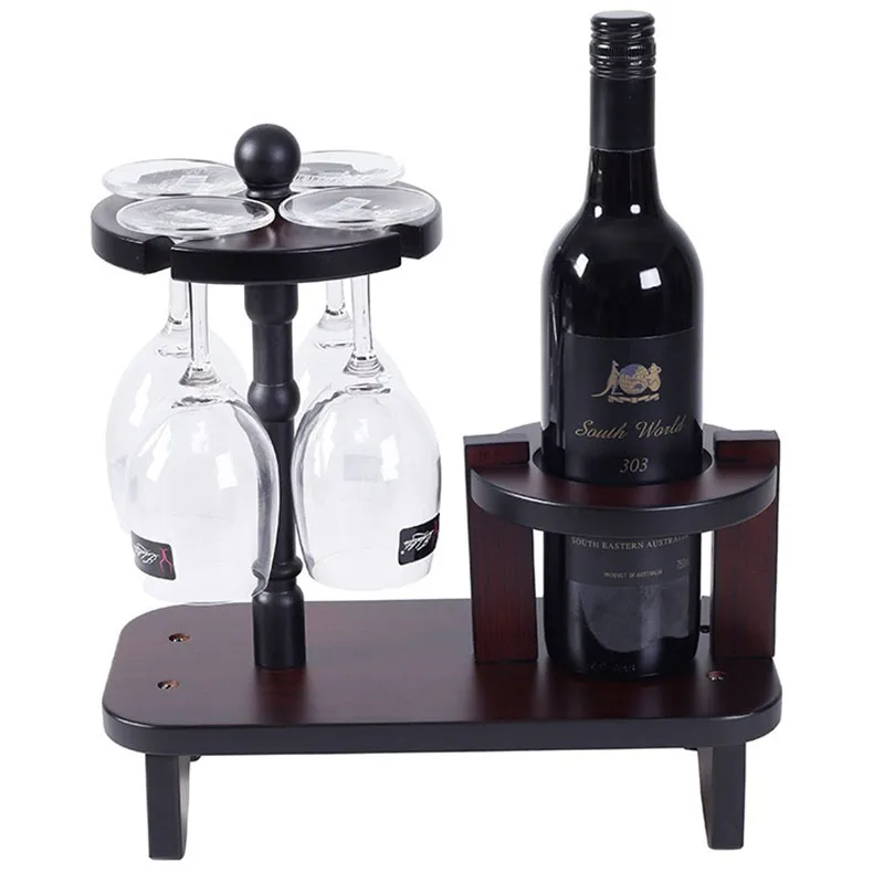 

Деревянная винная полка, креативный винный шкаф из твердой древесины, держатель для хранения вина, барная кухонная стойка, винтажный шкафчи...