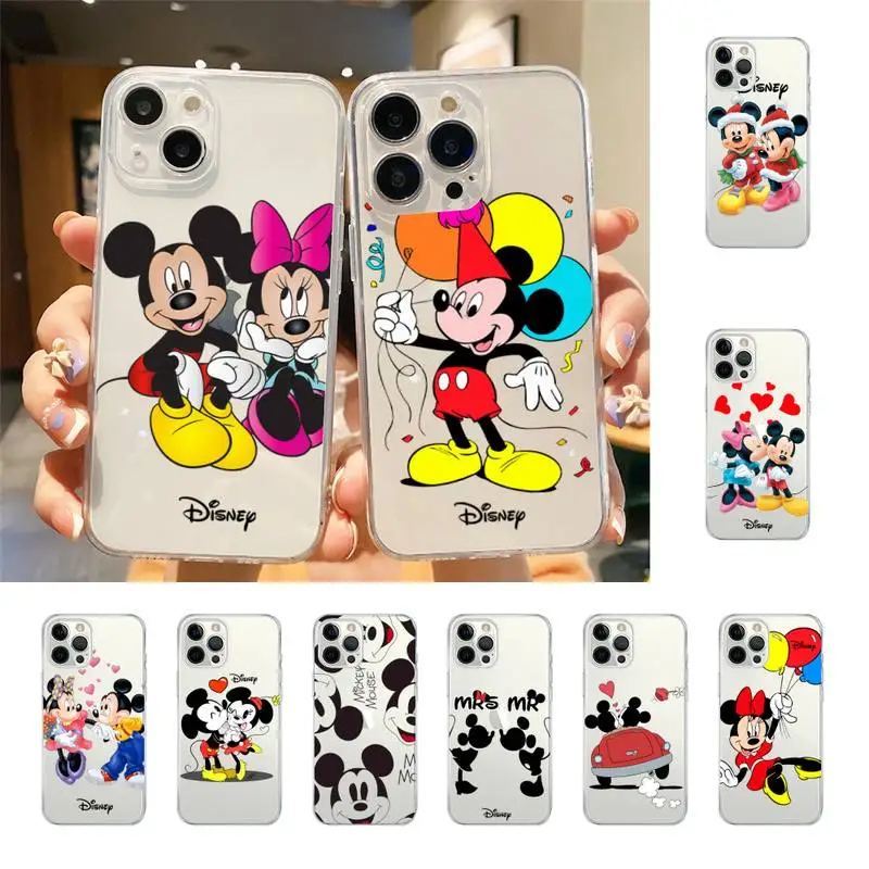 

Disney Mickey Minnie Mouse Phone Case For Iphone 7 8 Plus X Xr Xs 11 12 13 Se2020 Mini Mobile Iphones 14 Pro Max Case