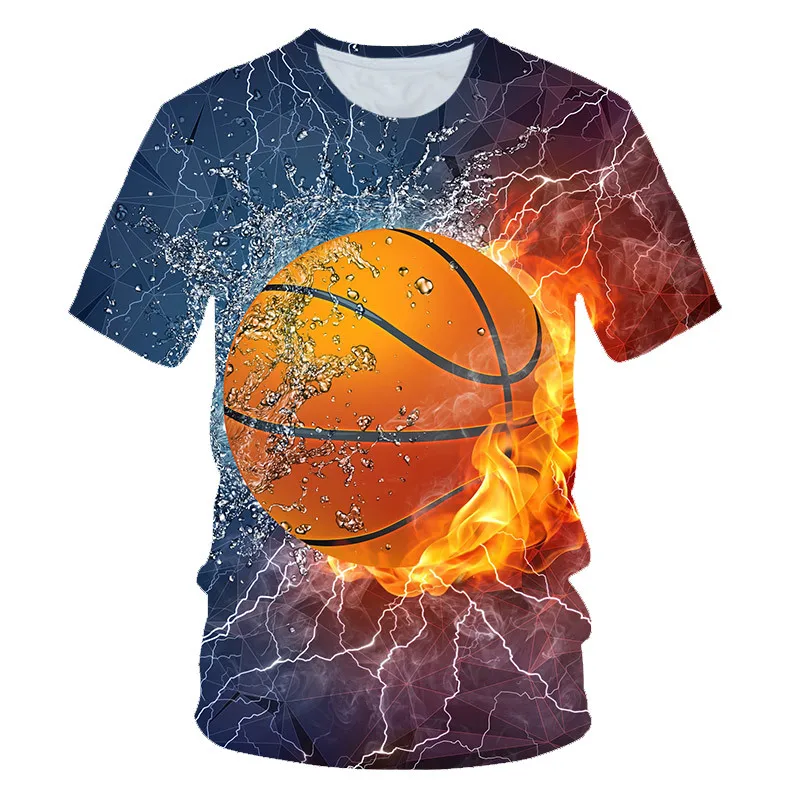 

Футболка Мужская/женская с 3D-принтом, модная тенниска с забавным дизайном синего пламени дракона, крутая майка для баскетбола, унисекс, лето