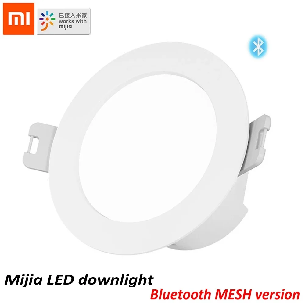 

New Xiaomi Mijia Smart Led Downlight Bluetooth Mesh Version Controlled By Voice Smart Remote Control Adjust Color Temperature