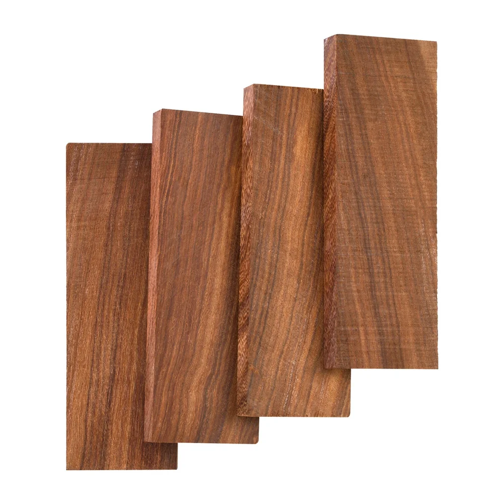 

Small Leaf Red Sandalwood DIY Guitar Wood Insulating Handle Material 120x40x10MM Padauk Wood Block Solid Padauk Scales For Hand