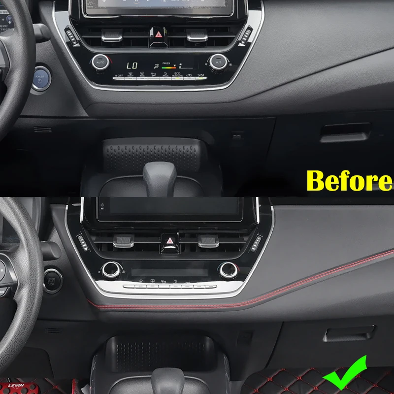 Автомобильная Дверь Приборная панель кожаная декоративная линия наклейка для