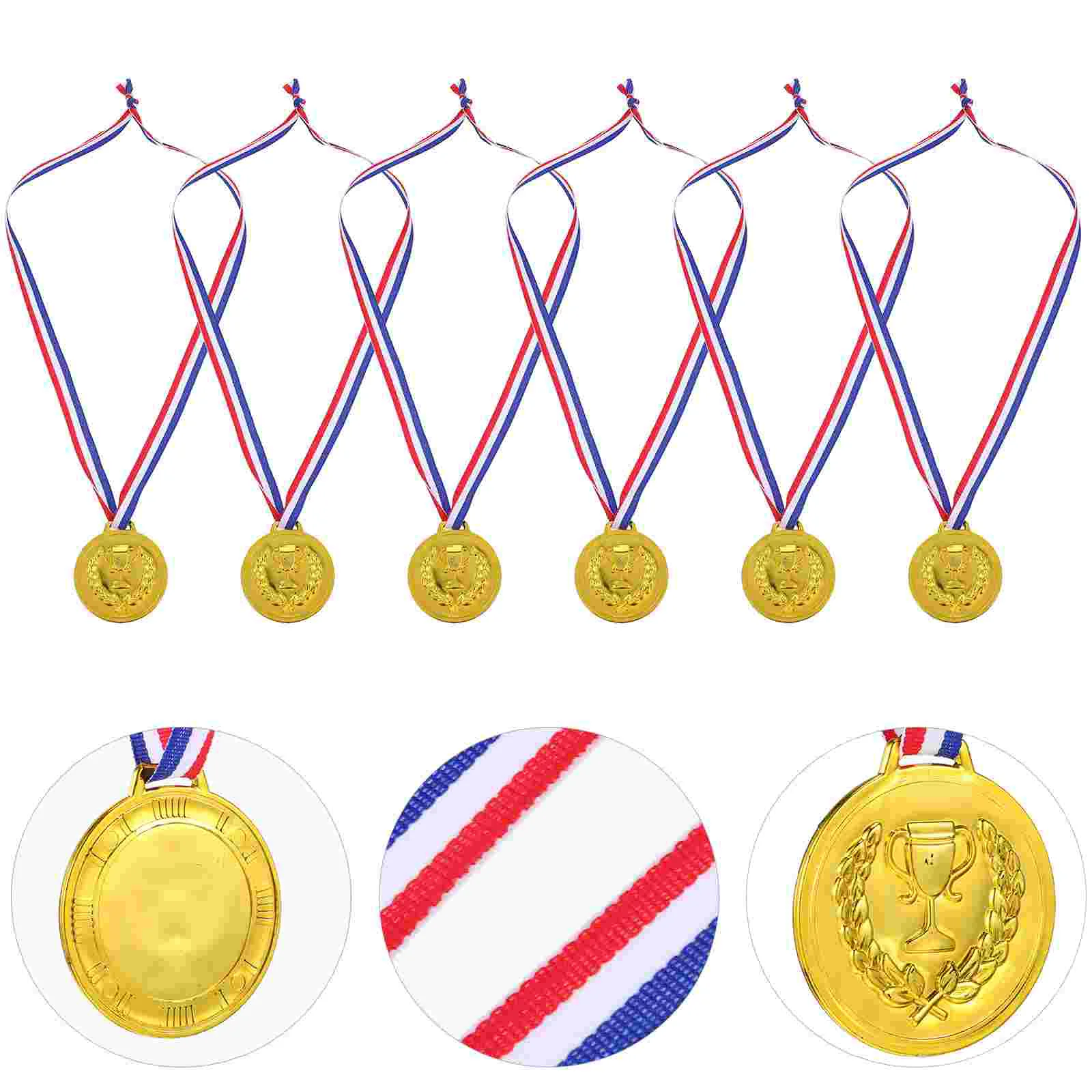 

12 Pcs Children's Medal Toys House Decorations Home Kids Toys Artificial Cloth Sports Encouragement