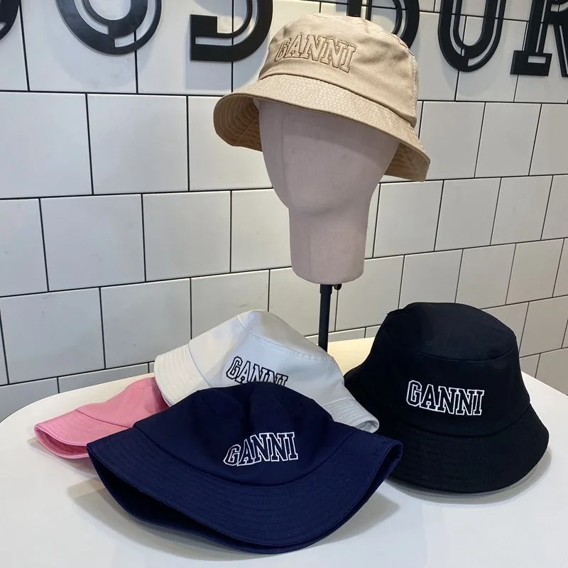

2023 Summer New Letter Logo Sunscreen Sun Visor Fisherman Hat Hepburn Style Handsome High Quality